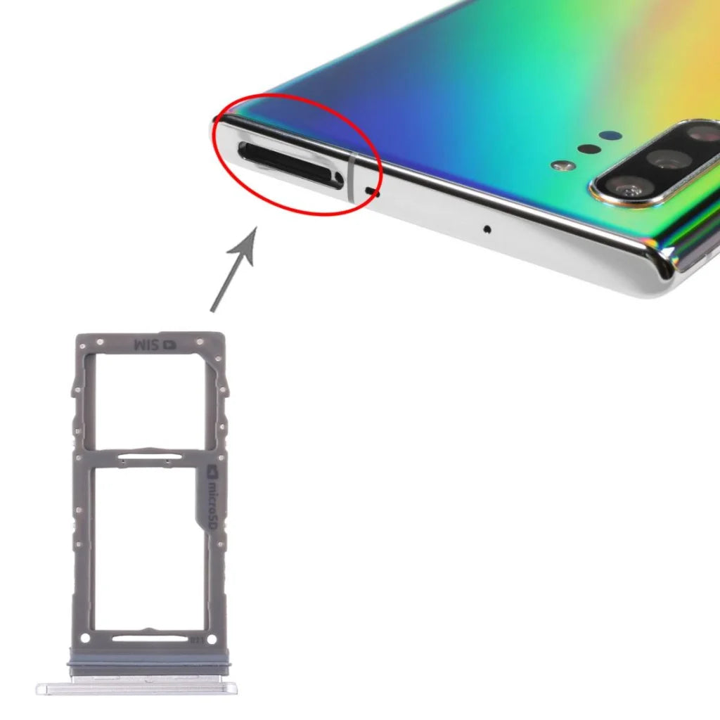 Replacement Sim / Micro Sd Tray For Samsung Note10 - No Product Code-1915196629942669316