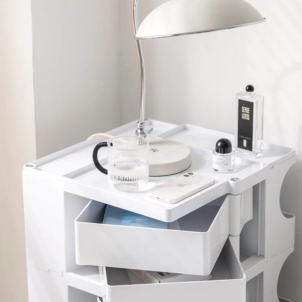 Replica Boby Trolley Storage Drawer Cart Shelf Mobile 5-Tier - White shown on the product page