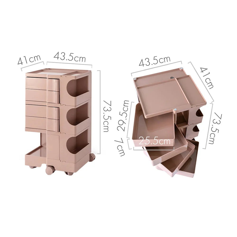 Replica Boby Trolley Storage Mobile Drawer Cart Shelf