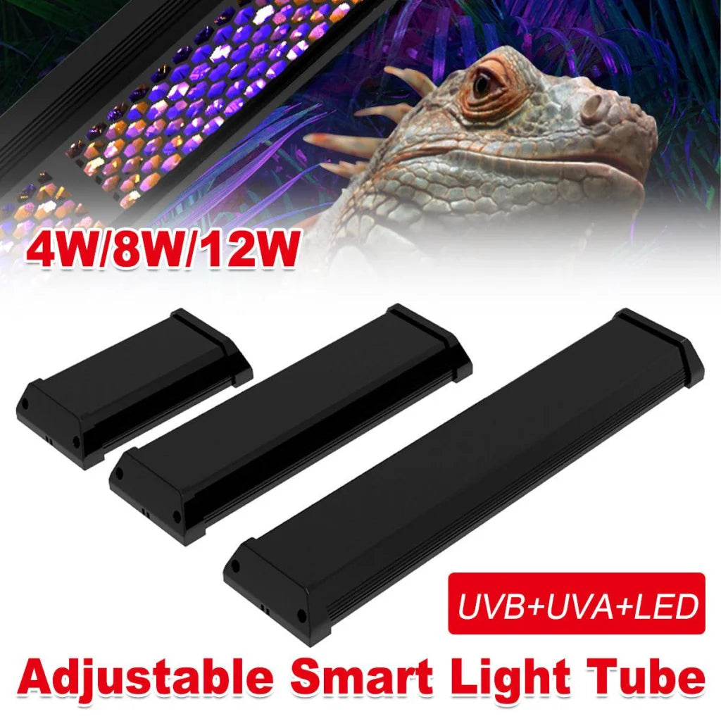 Reptile UVB Lamps Adjustable LED Light for Reptile Tanks