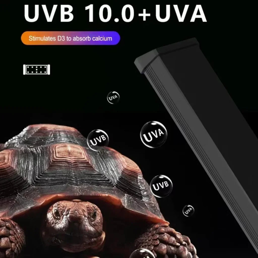 Reptile UVB Lamps Adjustable LED Light for Reptile Tanks