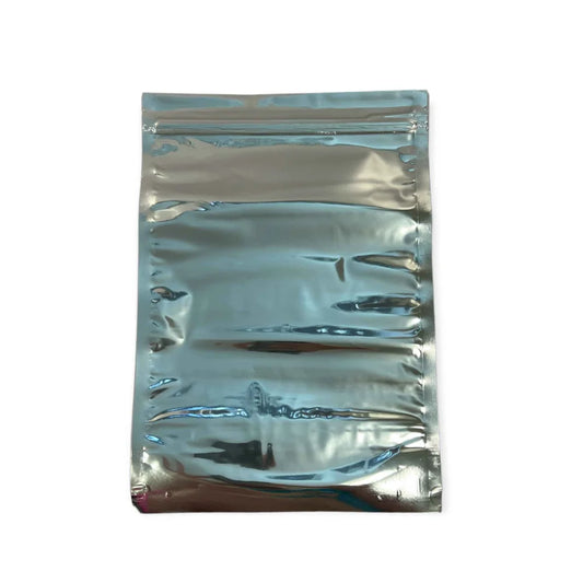 Resealable Aluminium Pouches 100x 13x20cm Windowed Zip