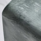 Resin Plant Flower Pot 32cm Green Grey Square in Cement Pattern Planter Cachepot for Indoor Home Office