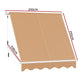 Retractable Fixed Pivot Arm Window Awning Outdoor Blinds