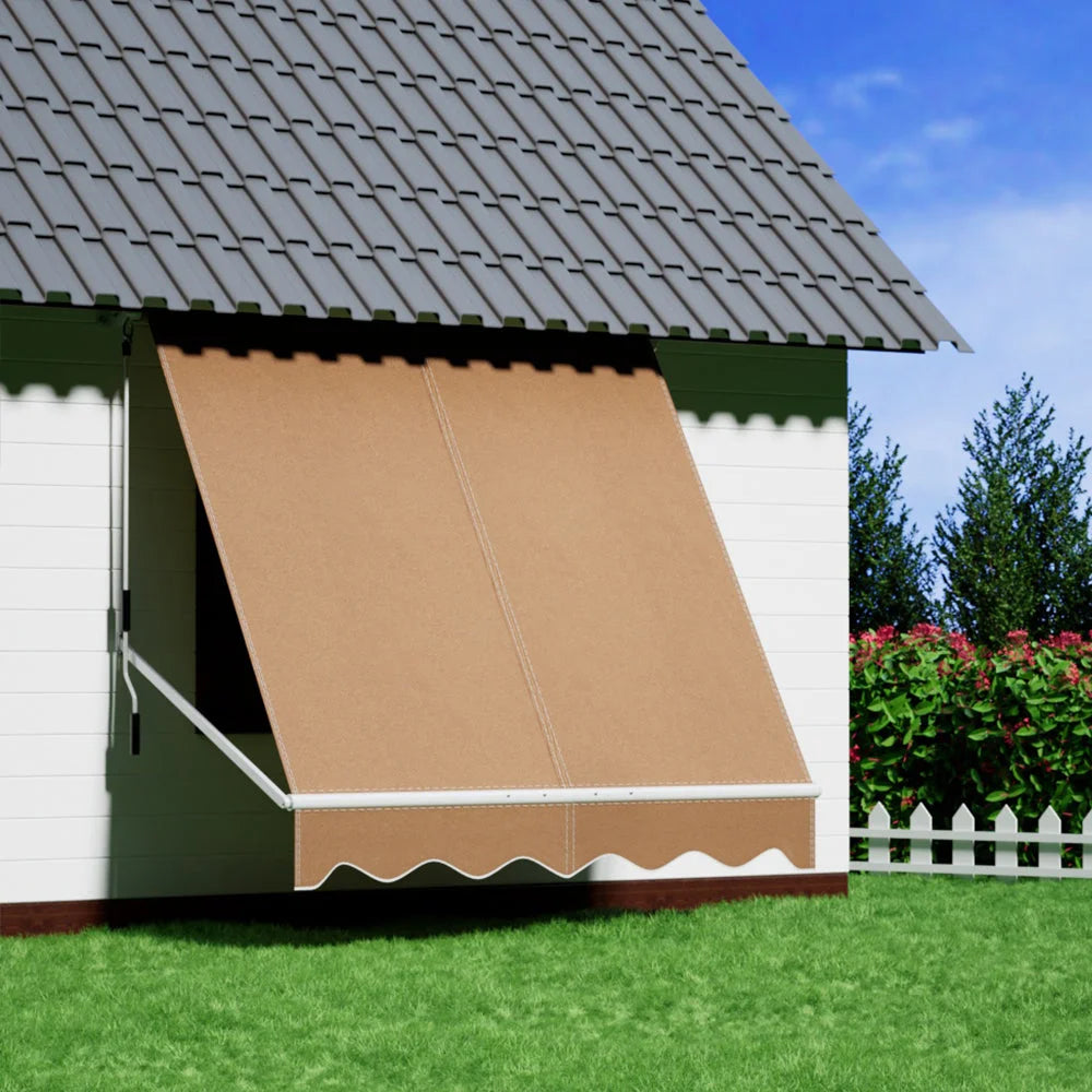 Retractable Fixed Pivot Arm Window Awning Outdoor Blinds