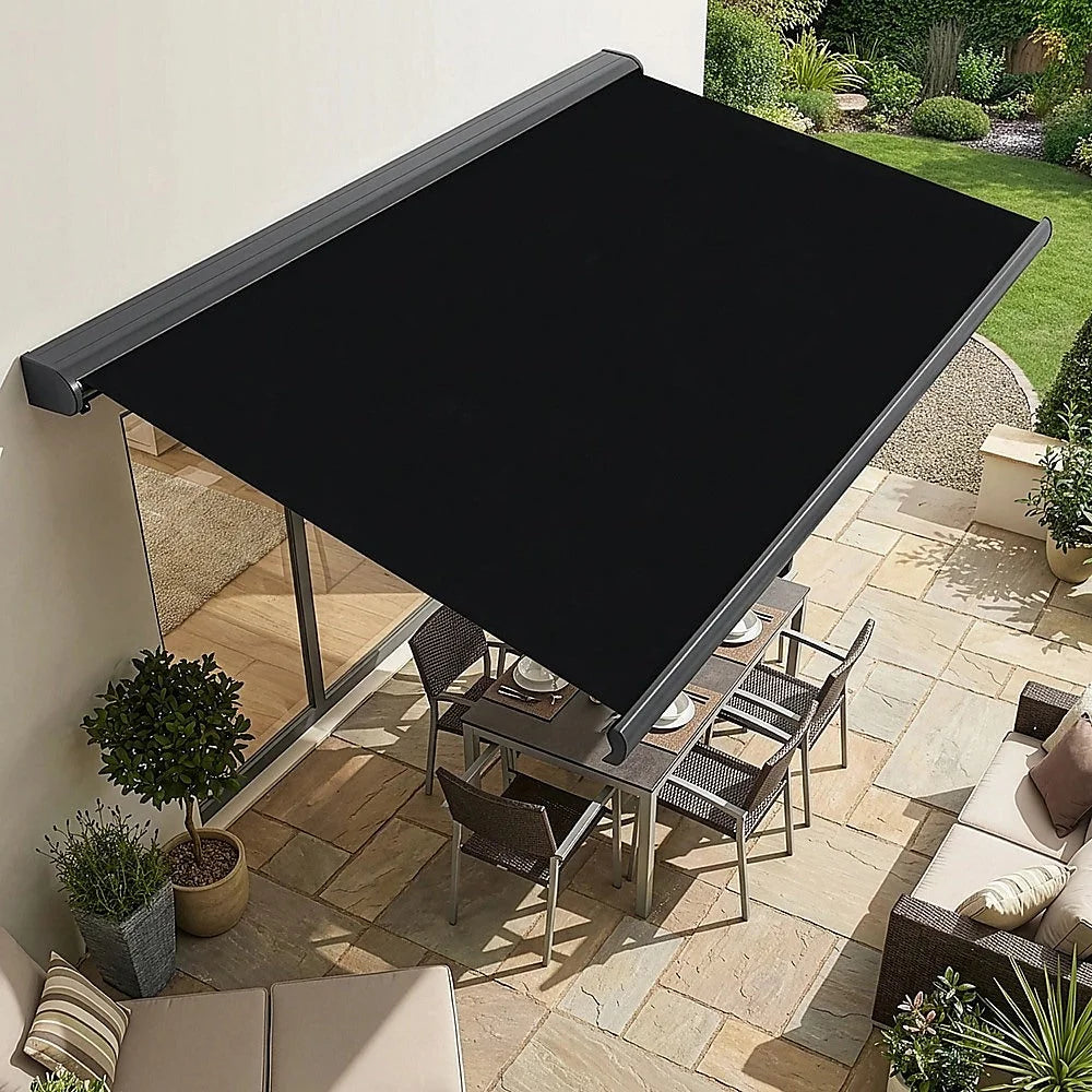 Retractable Folding Arm Awning Heavy Duty Motorised Full