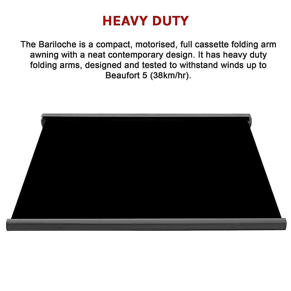 Retractable Folding Arm Awning Heavy Duty Motorised Full