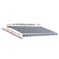 Retractable Folding Arm Awning Manual Sunshade 3M X 2.5M