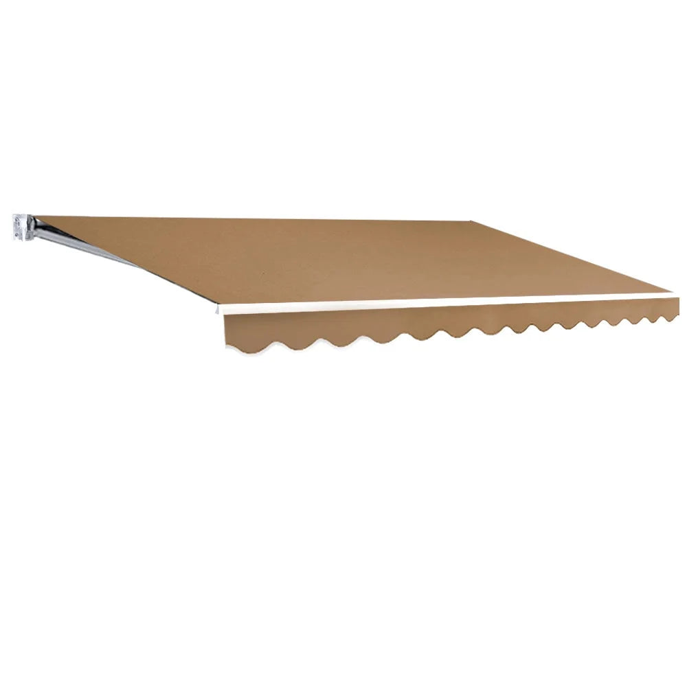 Retractable Folding Arm Awning Manual Sunshade 4M x 2.5M