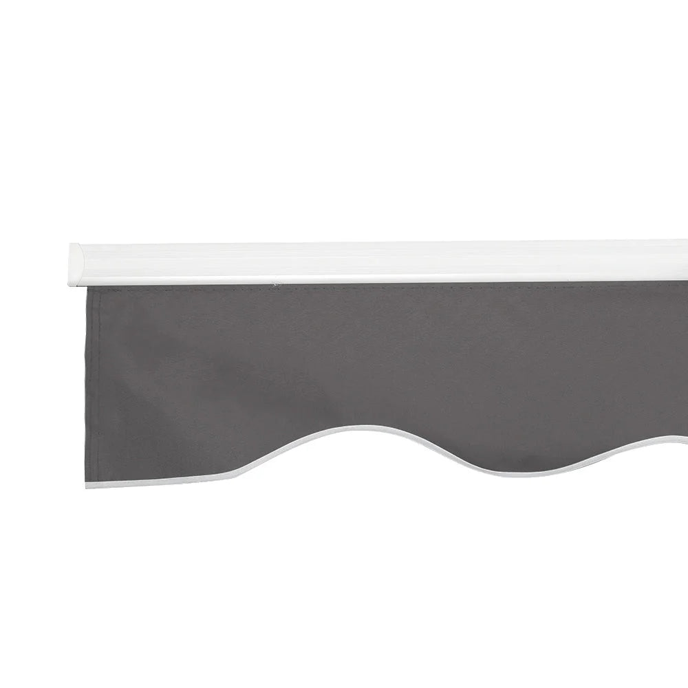 Retractable Folding Arm Awning Manual Sunshade 4M x 2.5M