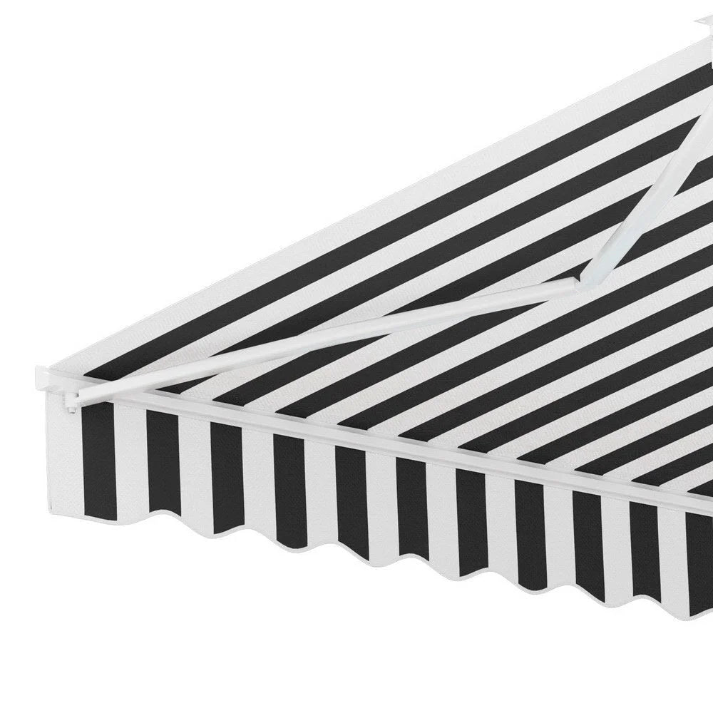 Retractable Folding Arm Awning Motorised Sunshade 4M x 3M