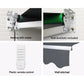 Retractable Folding Arm Awning Motorized Sunshade 2.5Mx2M