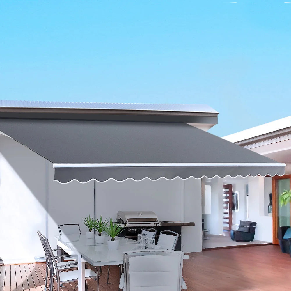 Retractable Folding Arm Awning Motorized Sunshade