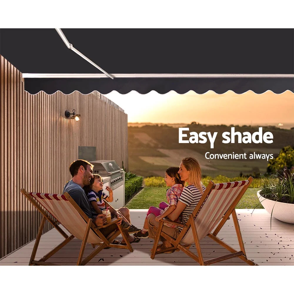 Retractable Folding Arm Awning Motorized Sunshade