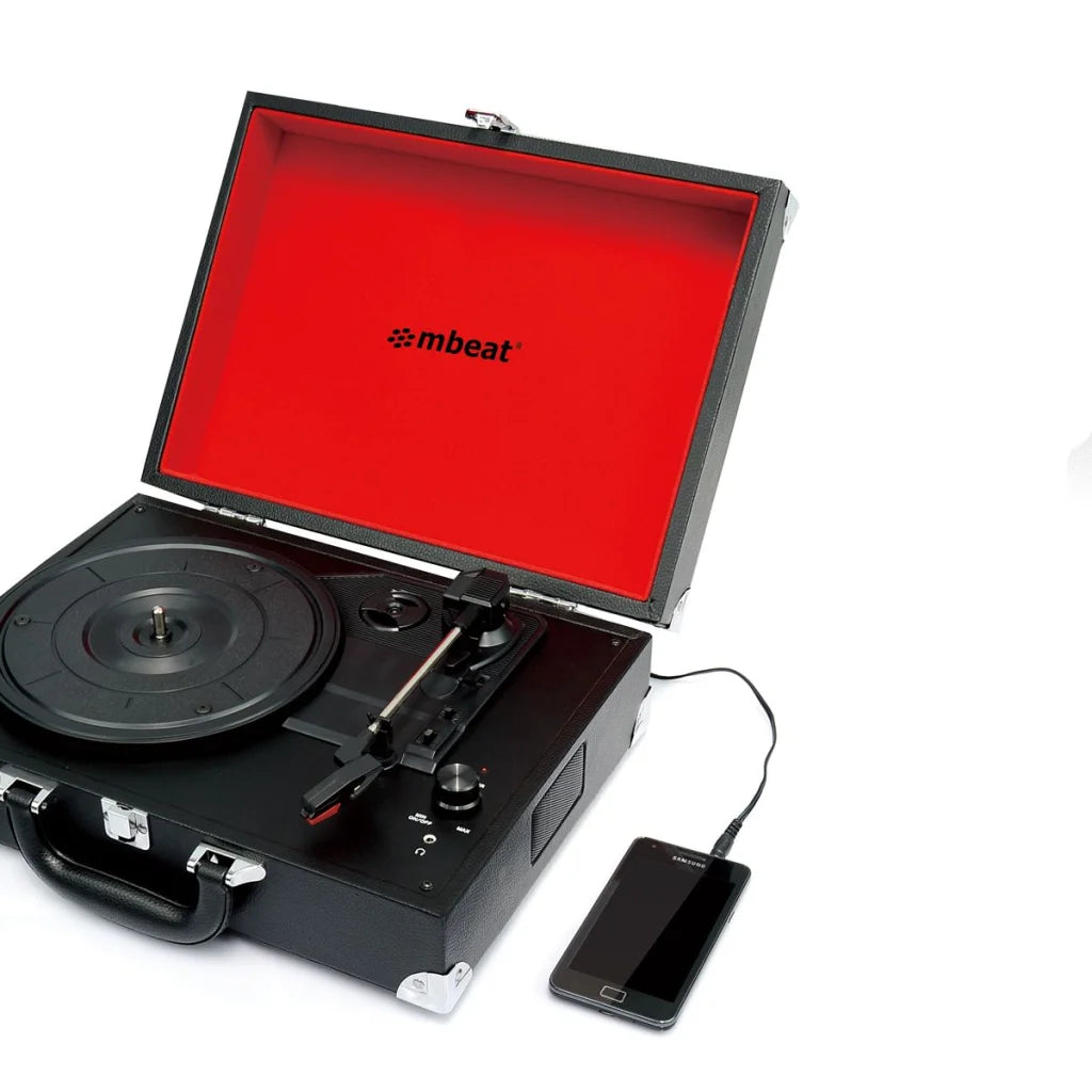 Retro Briefcase-Styled USB Turntable (mbeat)