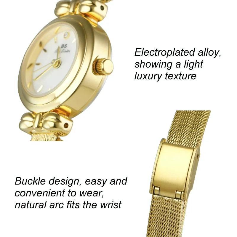 Retro Butterfly Mesh Watch for Women - 22mm Stainless Steel