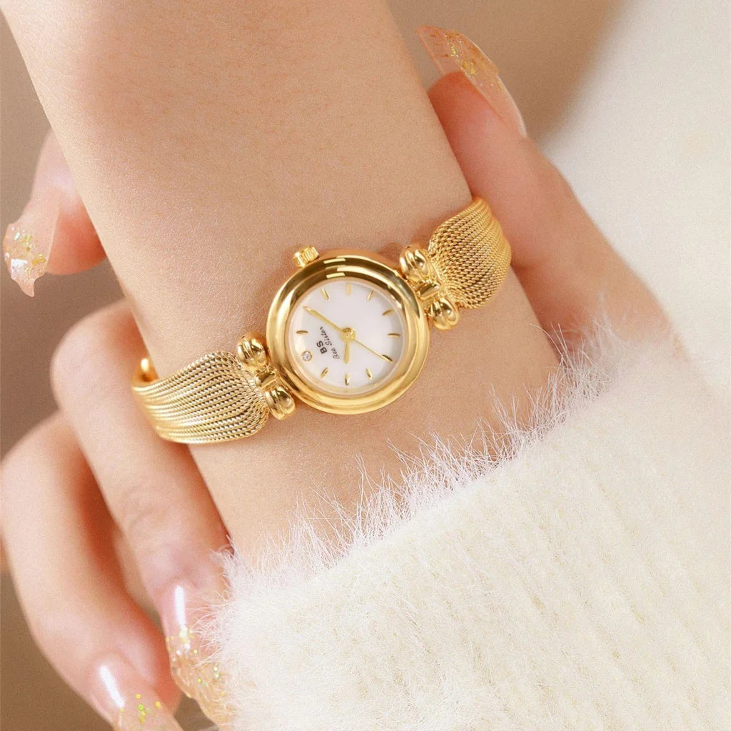 Retro Butterfly Mesh Watch for Women - 22mm Stainless Steel