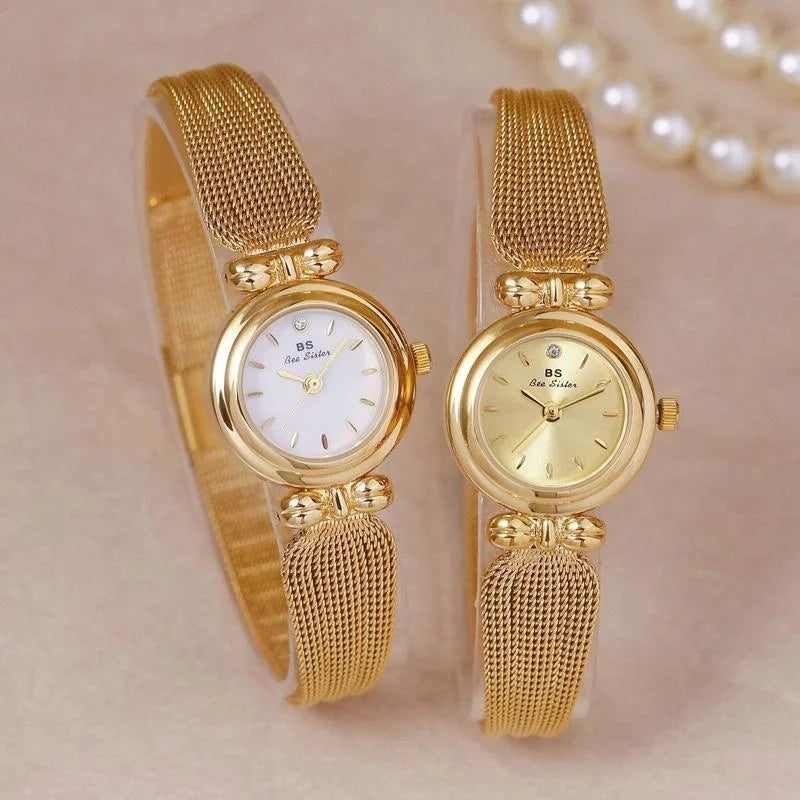 Retro Butterfly Mesh Watch for Women - 22mm Stainless Steel