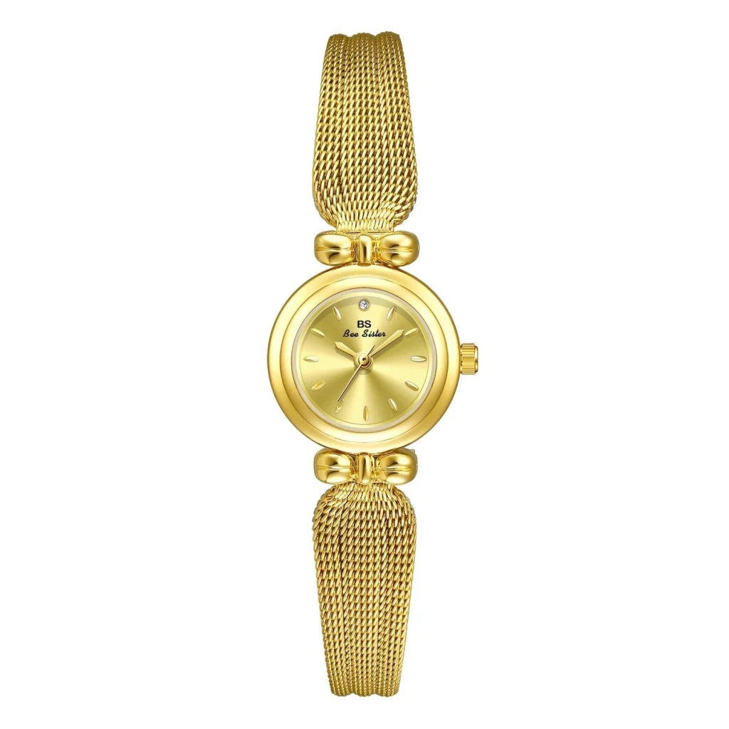 Retro Butterfly Mesh Watch for Women - 22mm Stainless Steel
