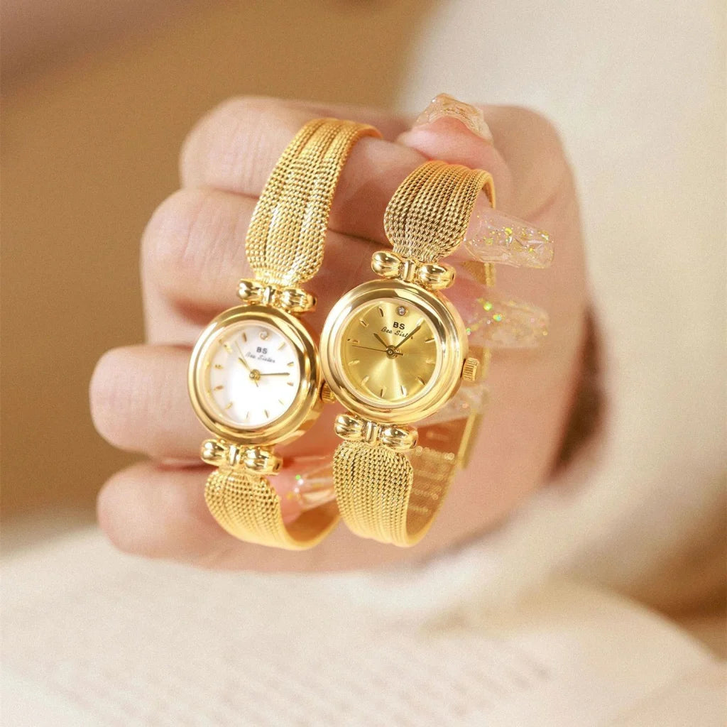 Retro Butterfly Mesh Watch for Women - 22mm Stainless Steel