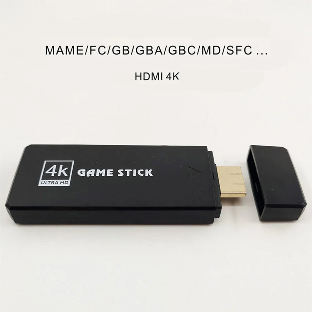 Retro classic video with game console stick 64gb