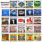 Retro Cushion Australian Mancave Muscle Car Garage 40x40cm