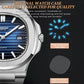 Retro Luminous Square Men Quartz Watch - 30m Waterproof