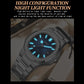 Retro Luminous Square Men Quartz Watch - 30m Waterproof