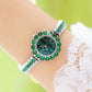 Retro Malachite Texture Watch for Women - Small and Elegant