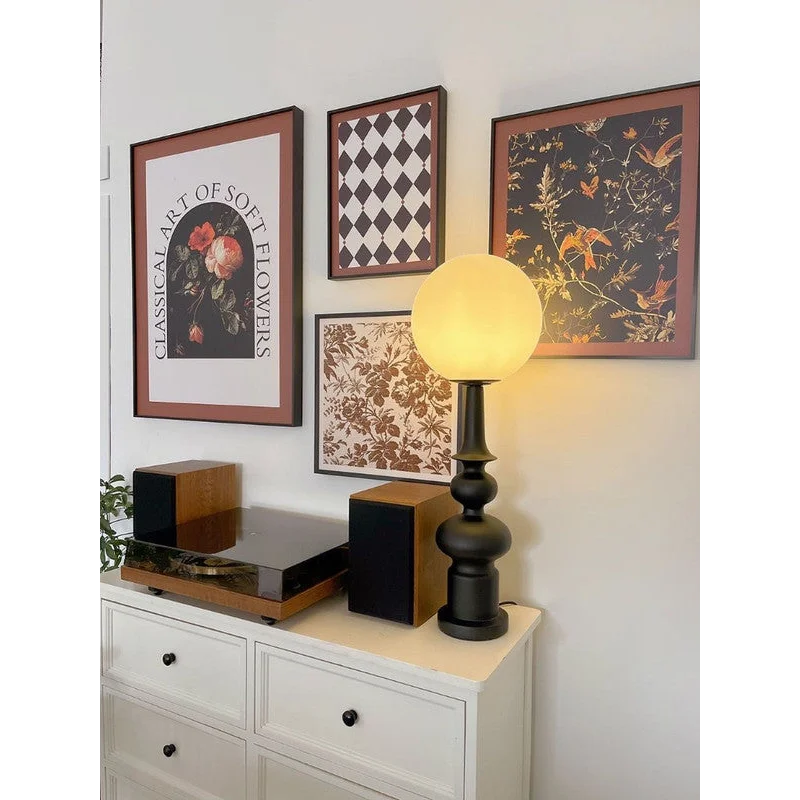 Retro Roman Table Lamp Bedroom Living Room Medieval Art