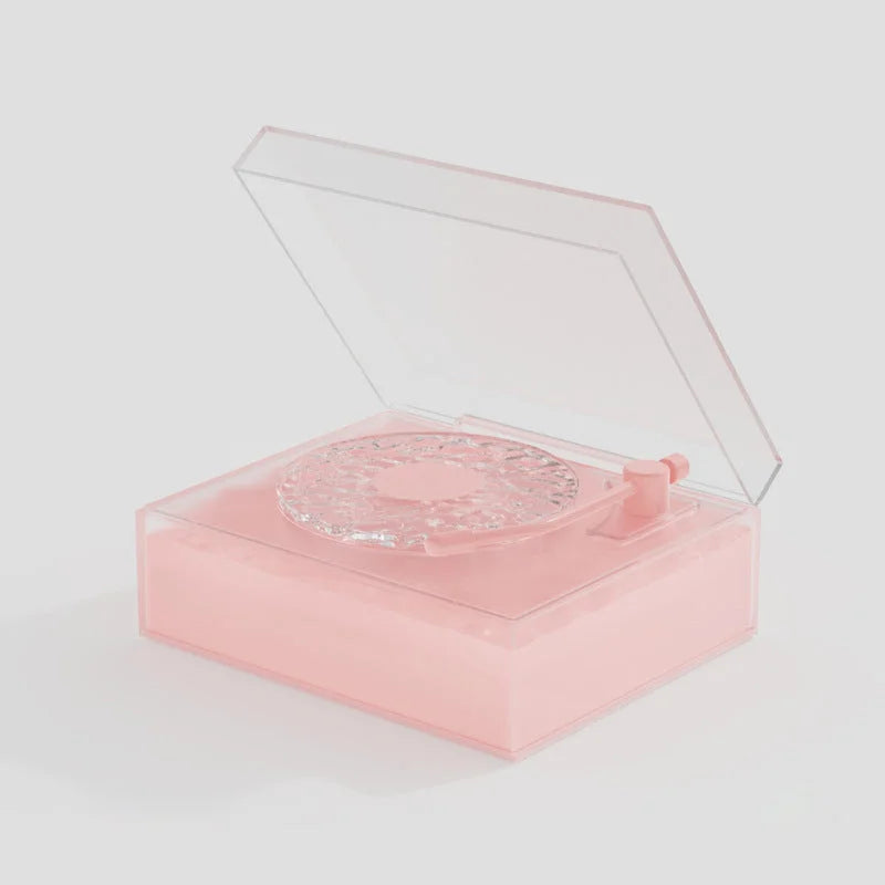 Retro Vinyl Bluetooth Speaker with Water Ripple Light