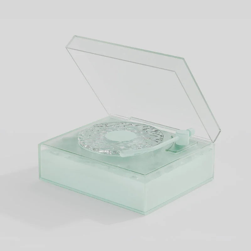 Retro Vinyl Bluetooth Speaker with Water Ripple Light