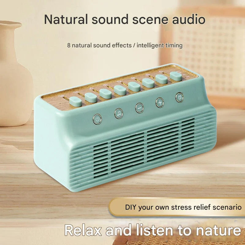 Retro White Noise Sound Machine & Bluetooth Speaker - 8