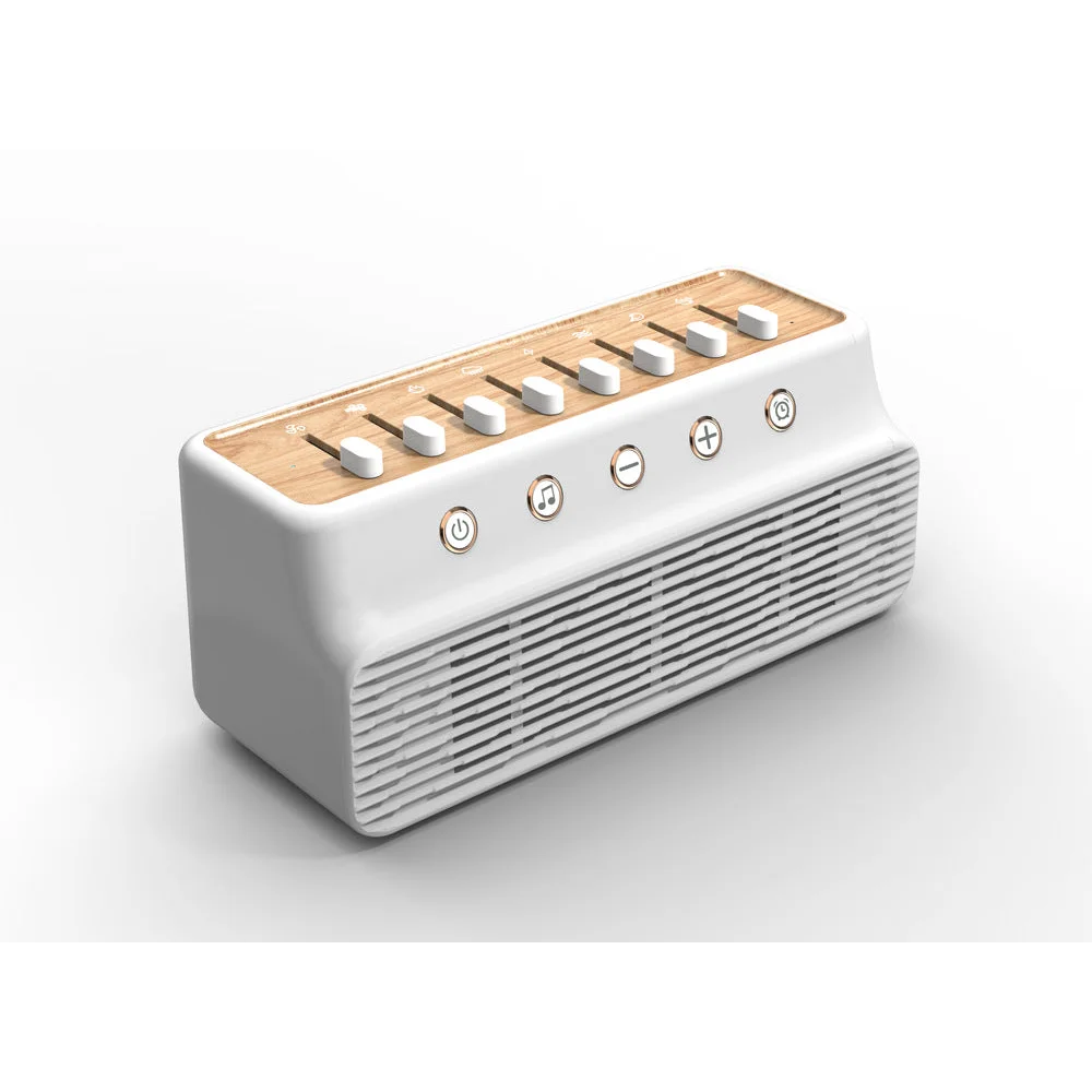 Retro White Noise Sound Machine & Bluetooth Speaker - 8