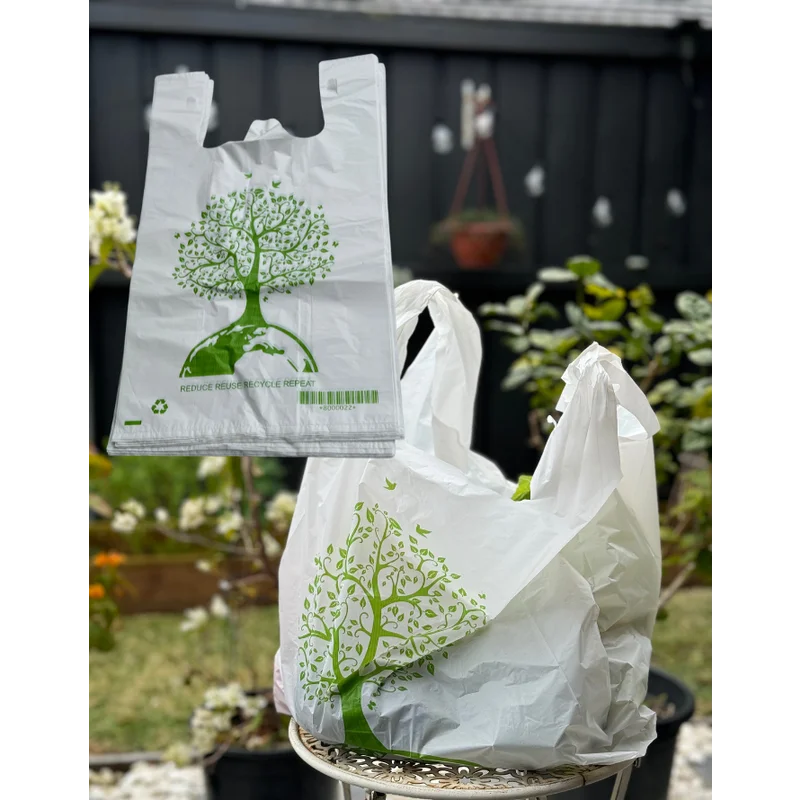 Reusable Carry Bags Eco Plastic Bags Wholesale Printed