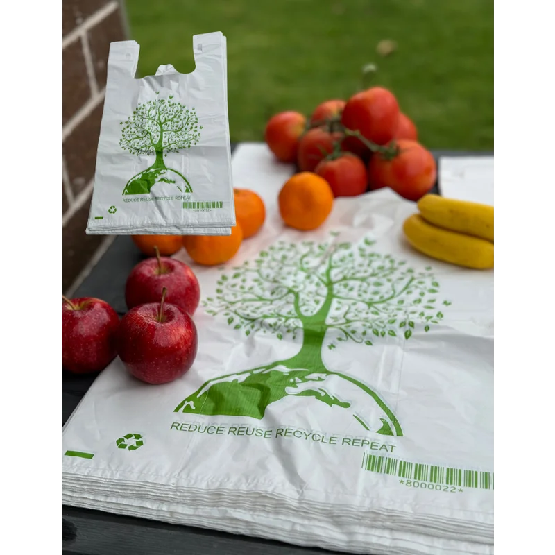 Reusable Carry Bags Eco Plastic Bags Wholesale Printed