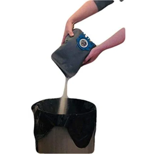 Reusable vacuum cloth with attachment head and connector fitting