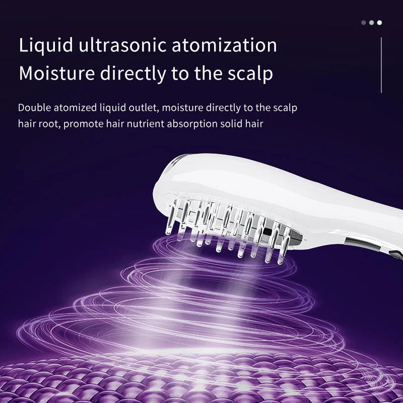 Revitalizing LED Hair Growth Comb: EMS Microcurrent Red &