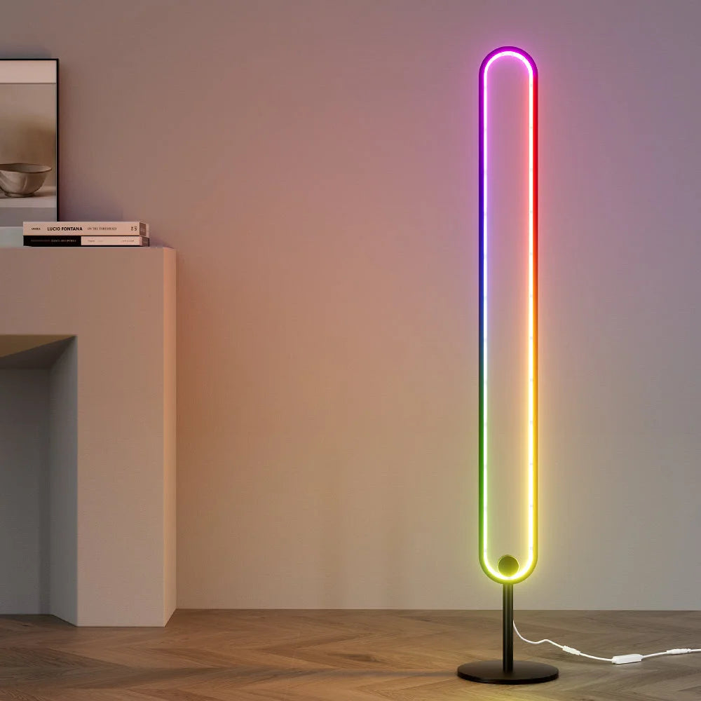 RGB LED Floor Lamp Colour Light Stand Corner Modern Living