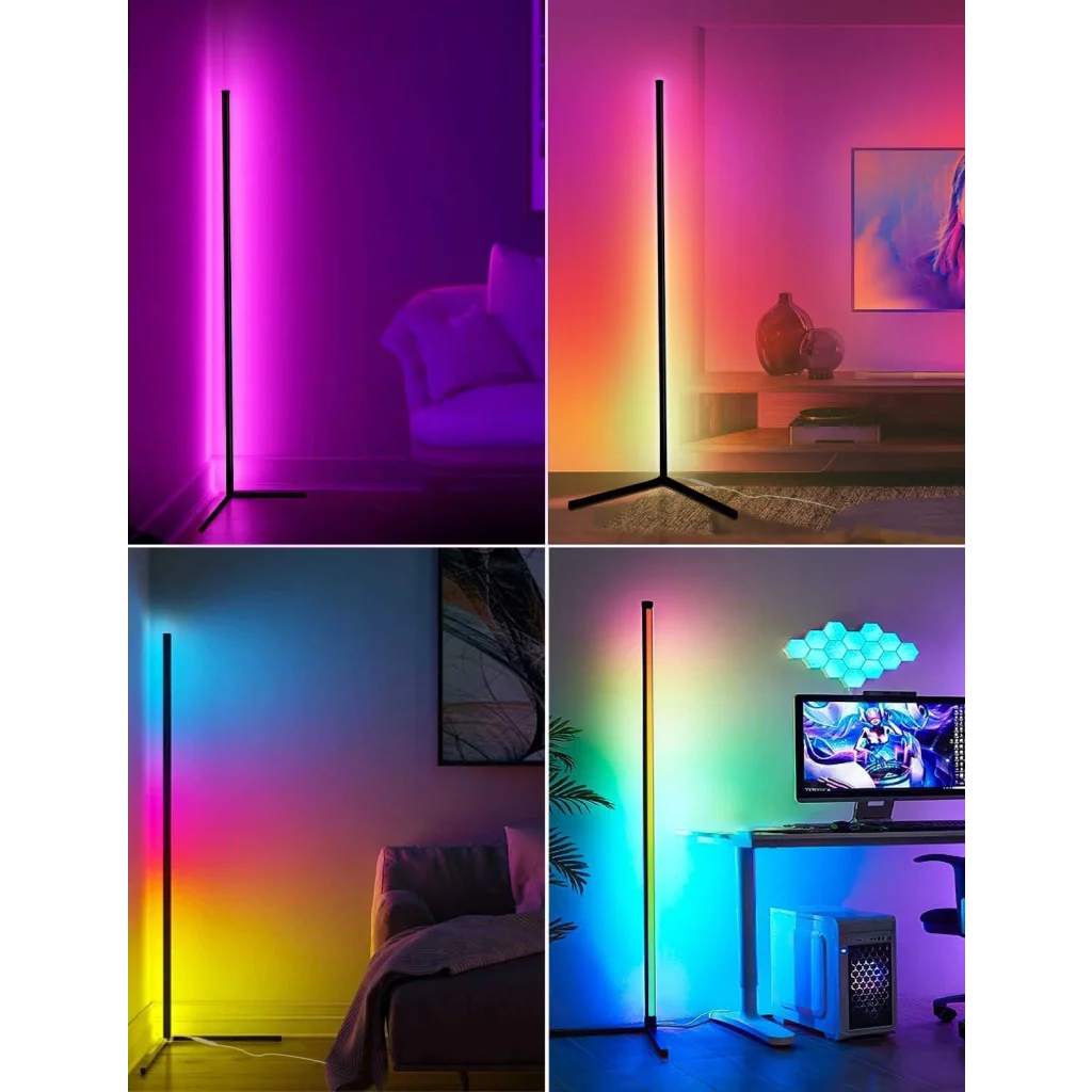 RGB LED Floor Lamp - Smart Modern Stand Light - Occasions