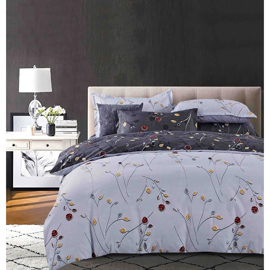 Rhine Duvet Quilt Cover Set King Size - Home & Garden