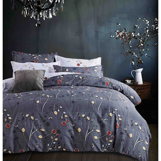 Rhine Duvet Quilt Cover Set Queen Size - Home & Garden