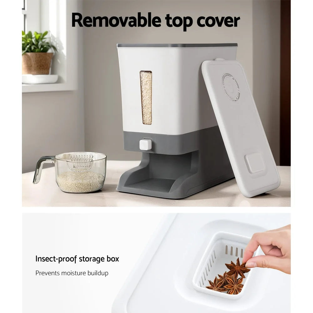 Rice Cereal Dispenser Grain Storage Container - 12KG