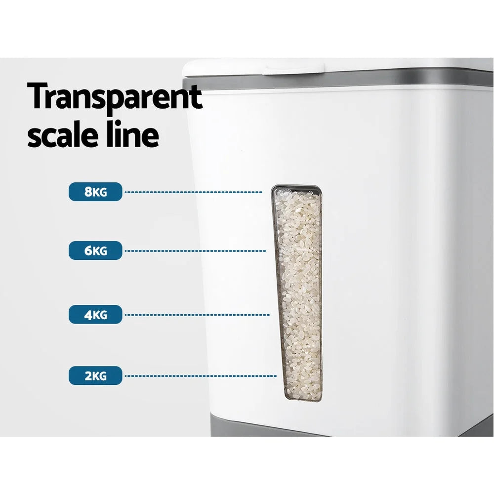 Rice Cereal Dispenser Grain Storage Container - 12KG