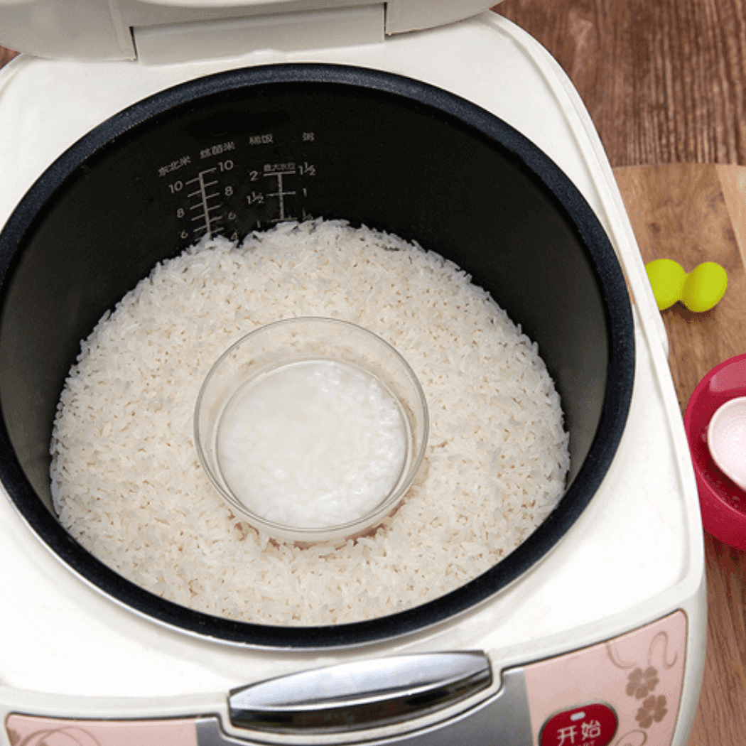 Richell Porridge Maker E, For Use with Rice Cookers Green