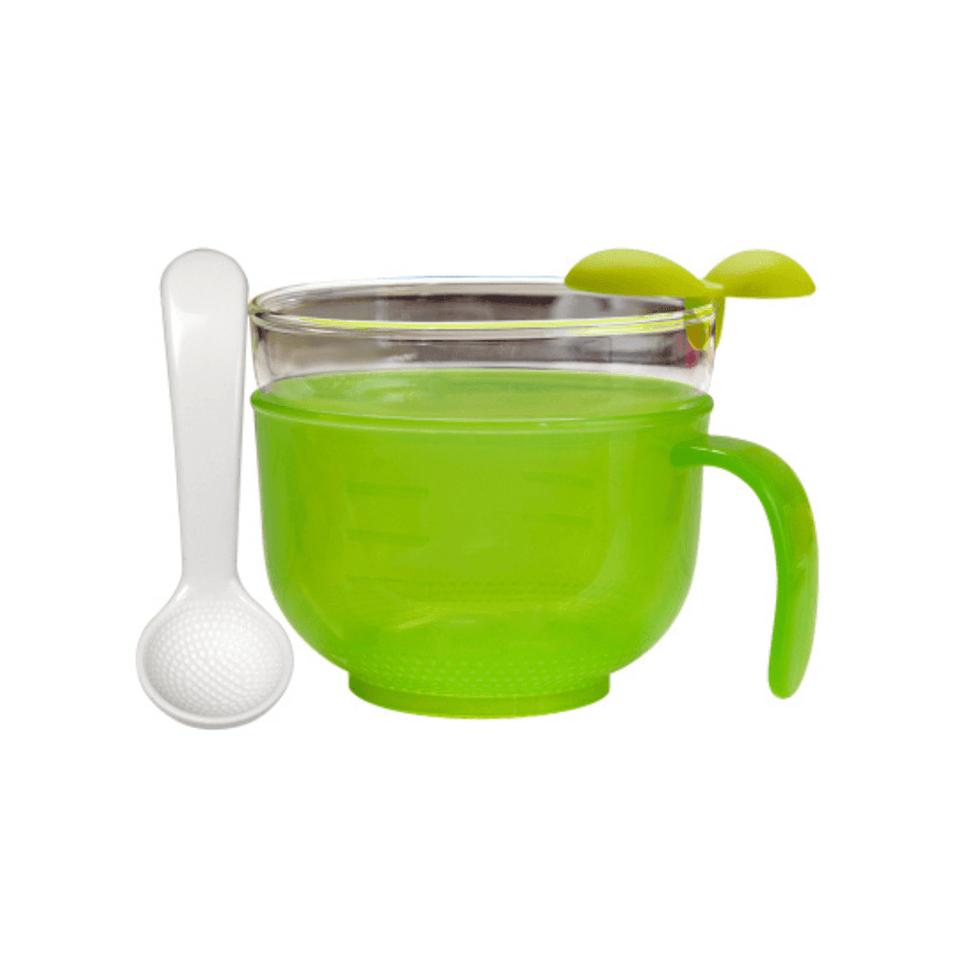 Richell Porridge Maker E, For Use with Rice Cookers Green