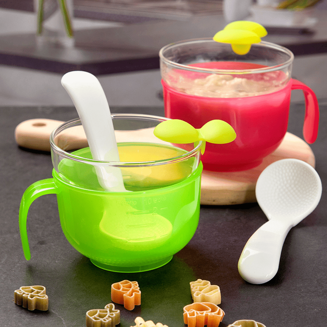 Richell Porridge Maker E, For Use with Rice Cookers Green