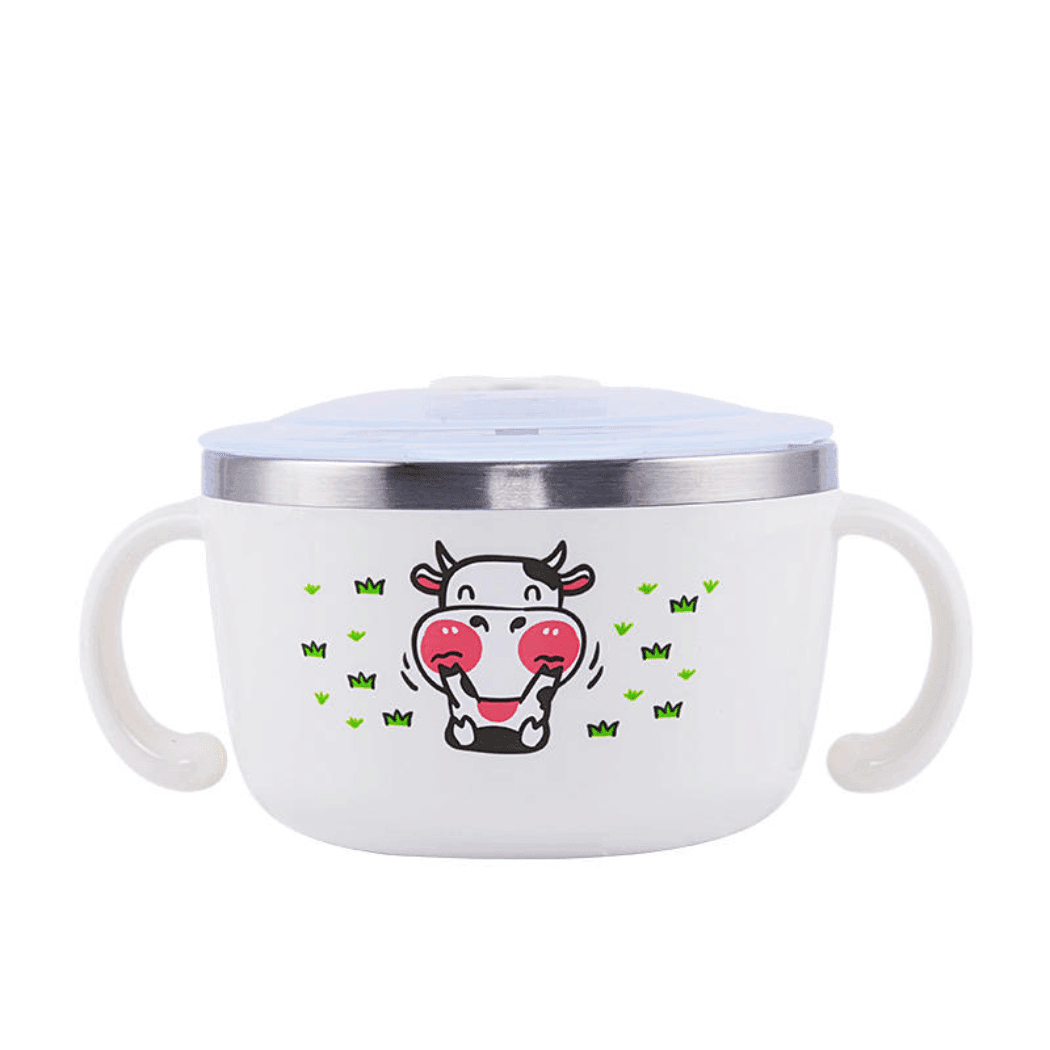 Richell Stainless Steel Bowl 480ml White