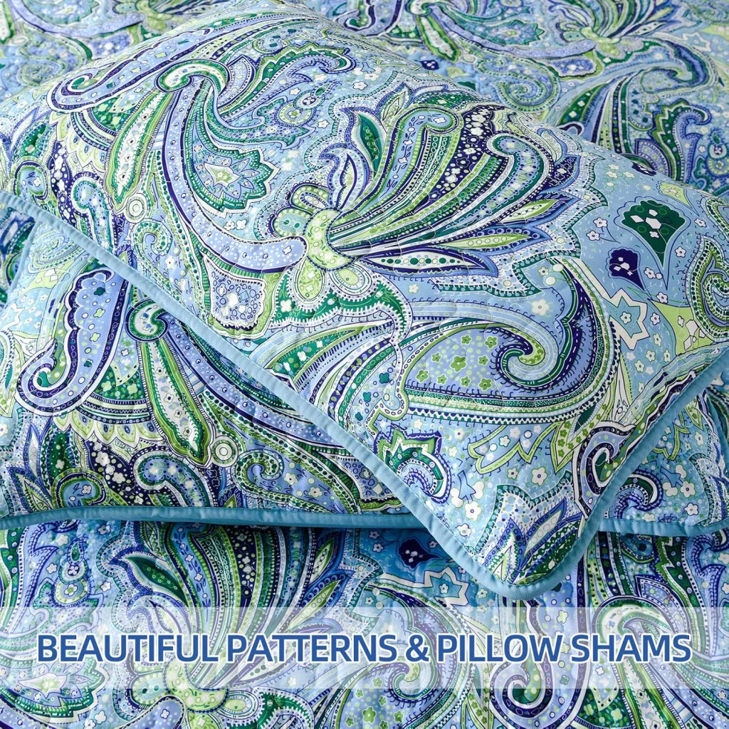 Richly Textured Quilted Coverlet & Pillowcases Set