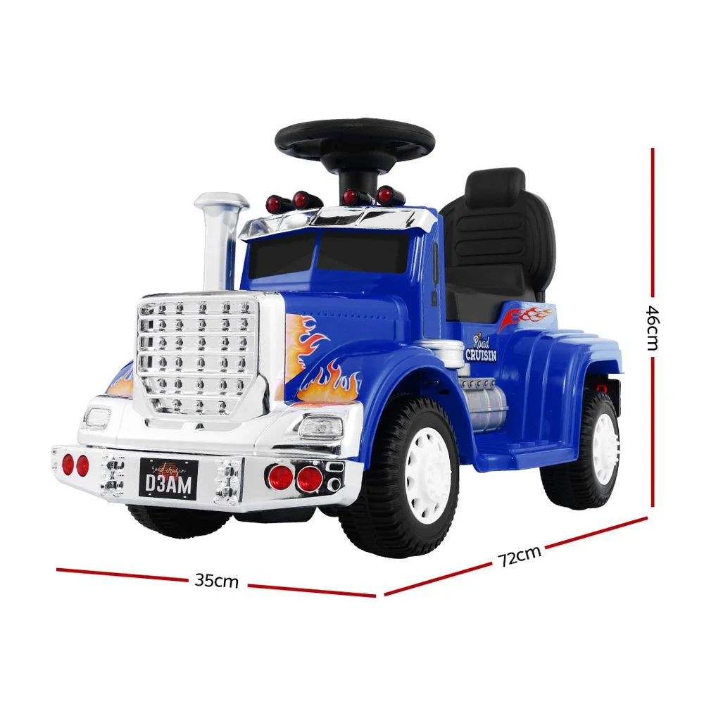Ride On Kids Car Battery Truck Toy Motorbike - Rigo Blue